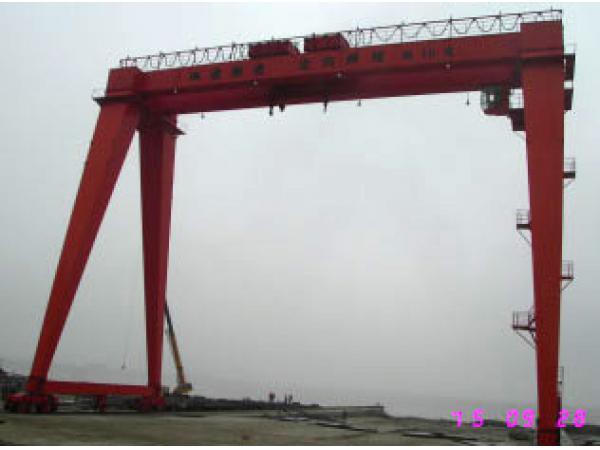 臺(tái)州楓葉海運(yùn)船廠ME100+100/10t-36m造船門(mén)式起重機(jī)